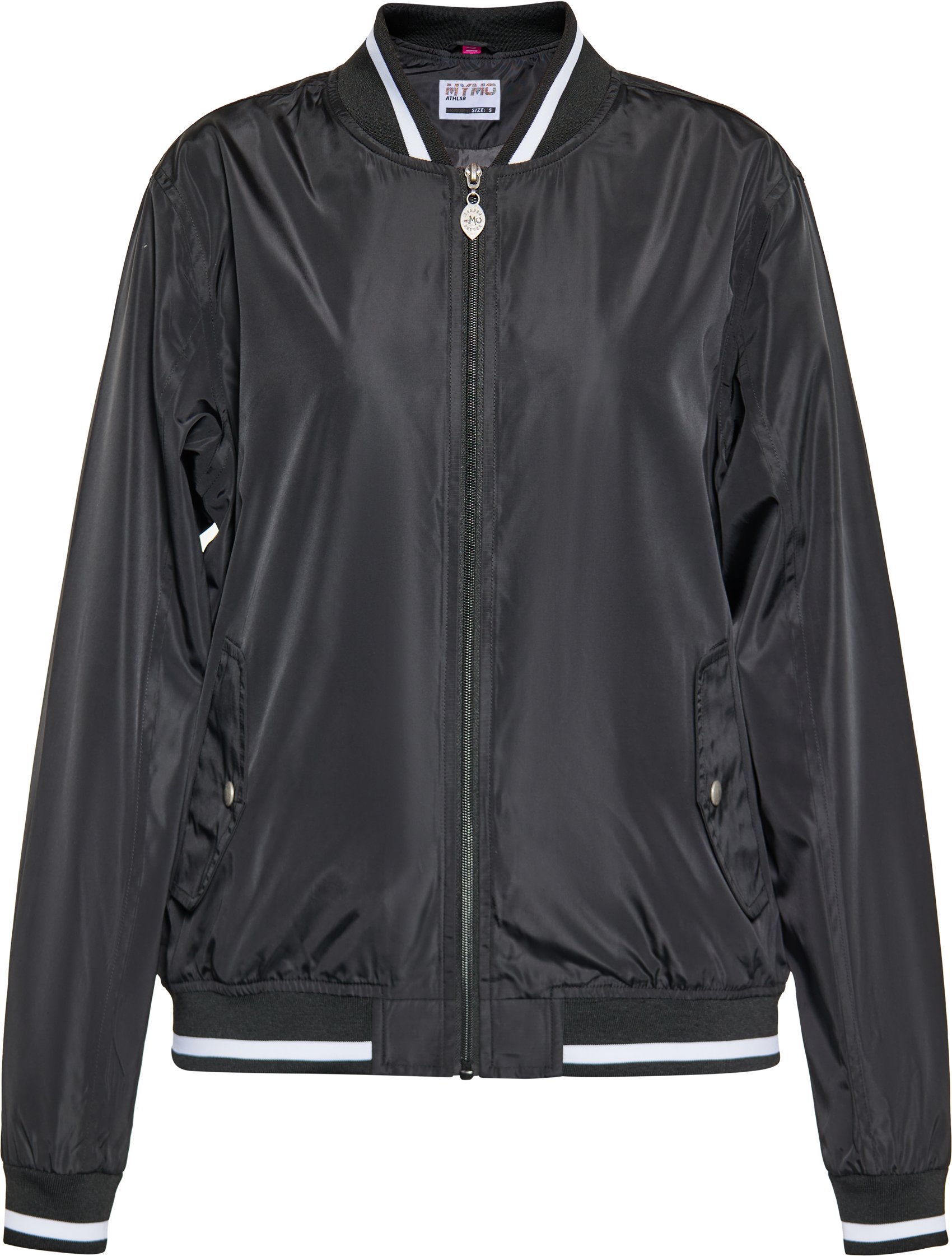 Mymo Collegejacke Damen schwarz