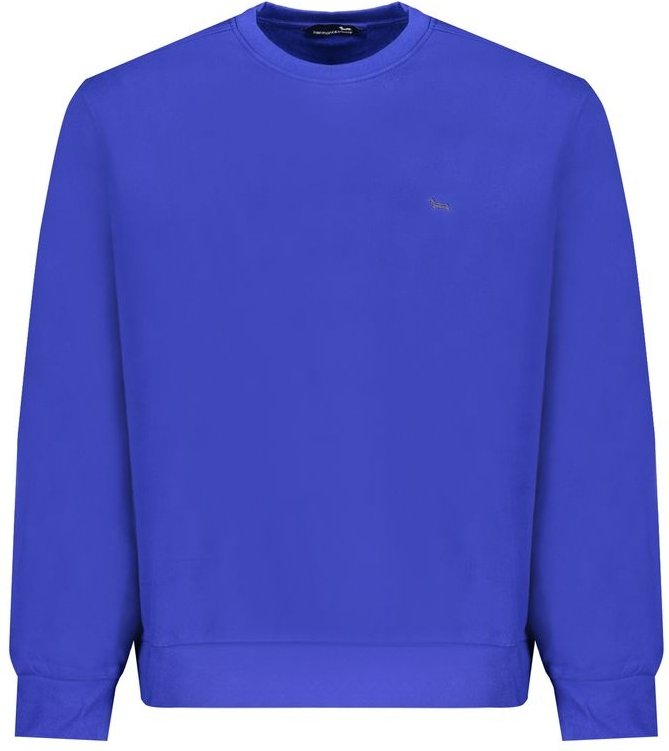 Rundhalsausschnitt Sweatshirt einfarbig