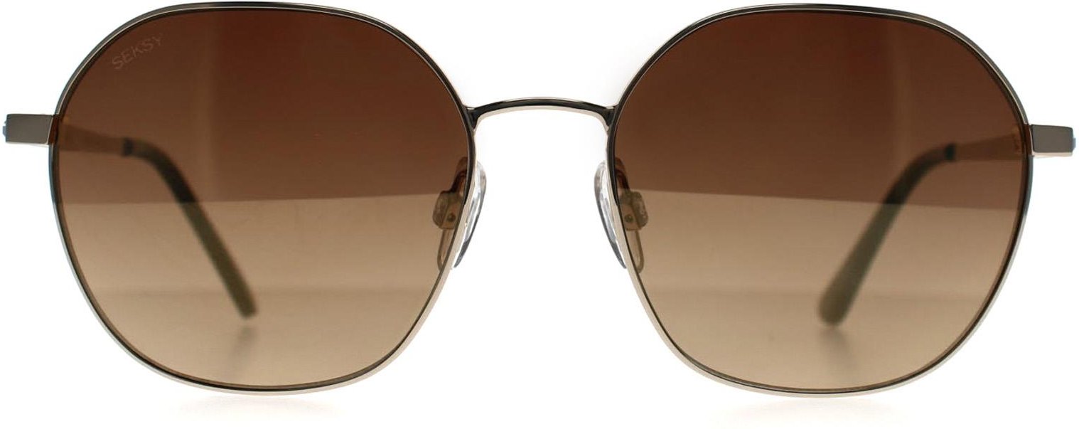 Seksy N1901 A goldbraune Spiegel-Sonnenbrille