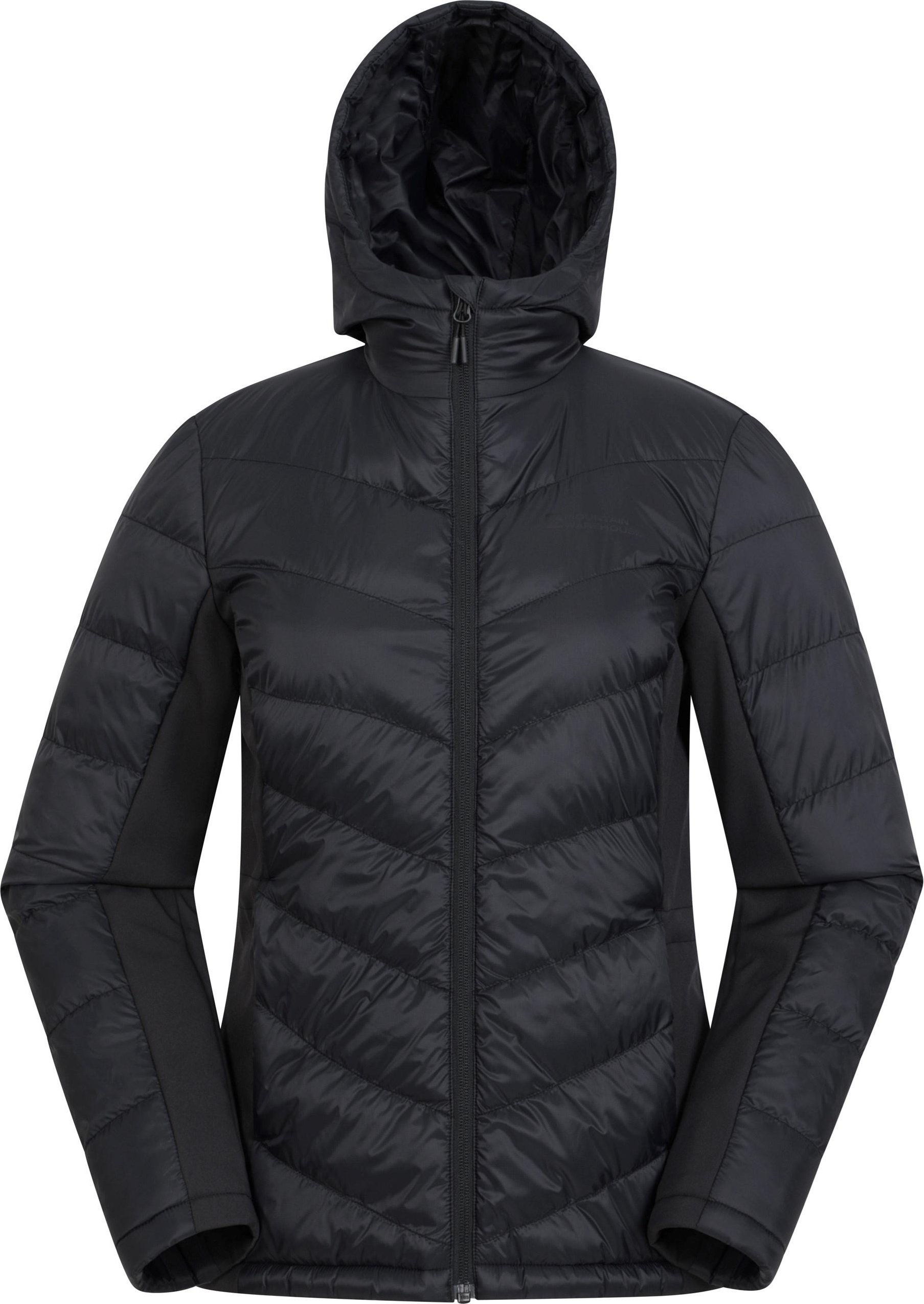 Mountain Warehouse - "Turbine" Softshelljacke Wattiert für Damen (Pechschwarz)