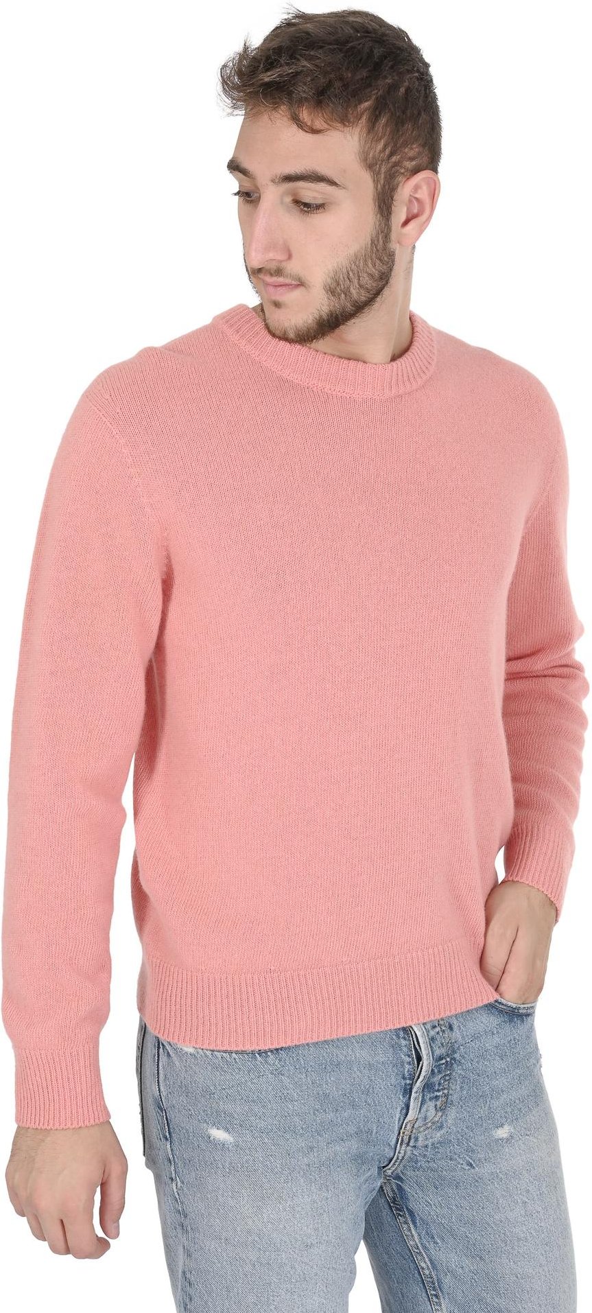 Feinster Cashmere V-Ausschnitt Pullover