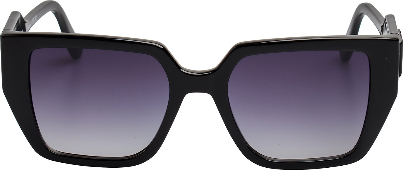 Damen Rechteckige Sonnenbrille aus recyceltem Kunststoff KL6098S N