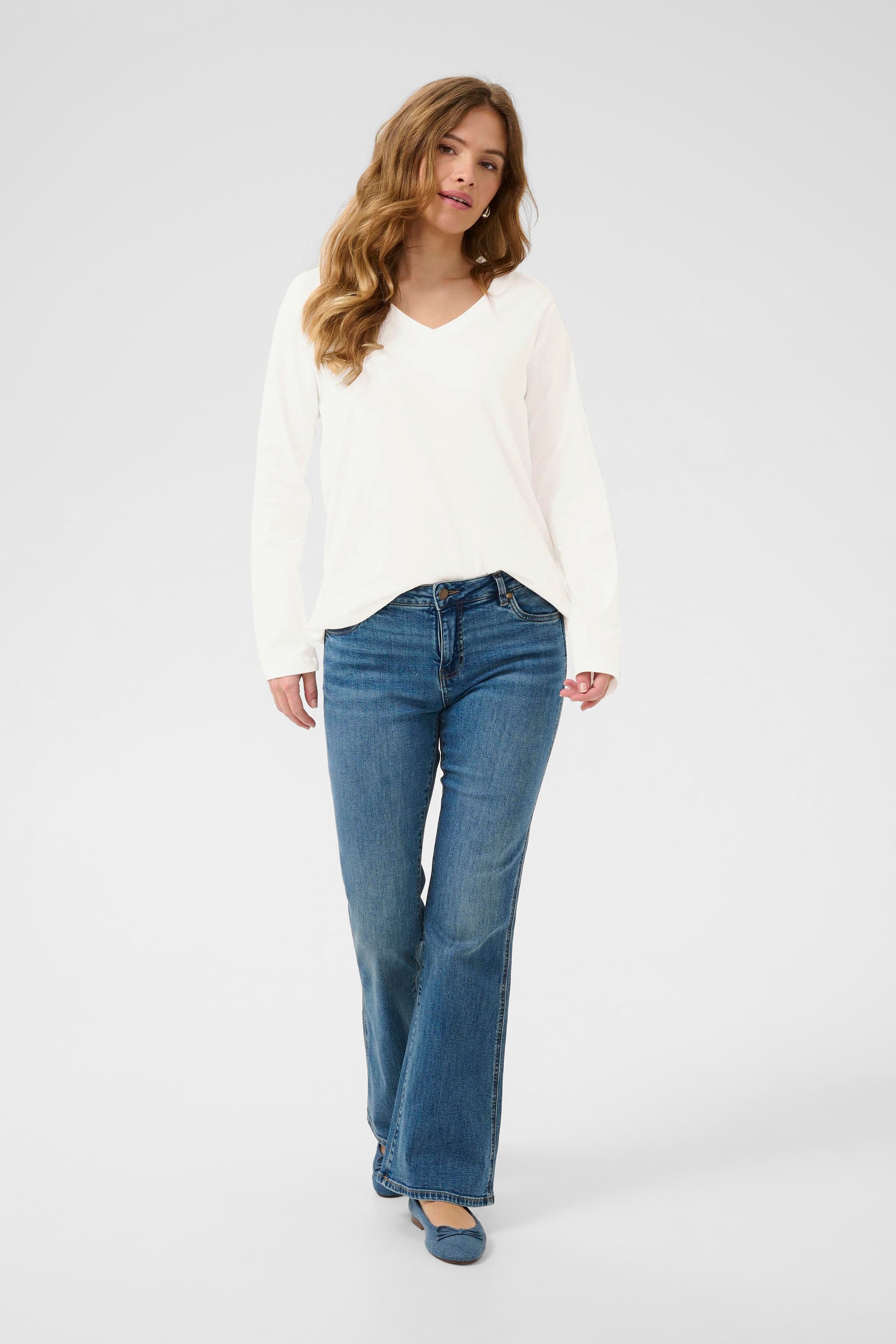 Langarm-Shirt CUbase Relaxed fit white