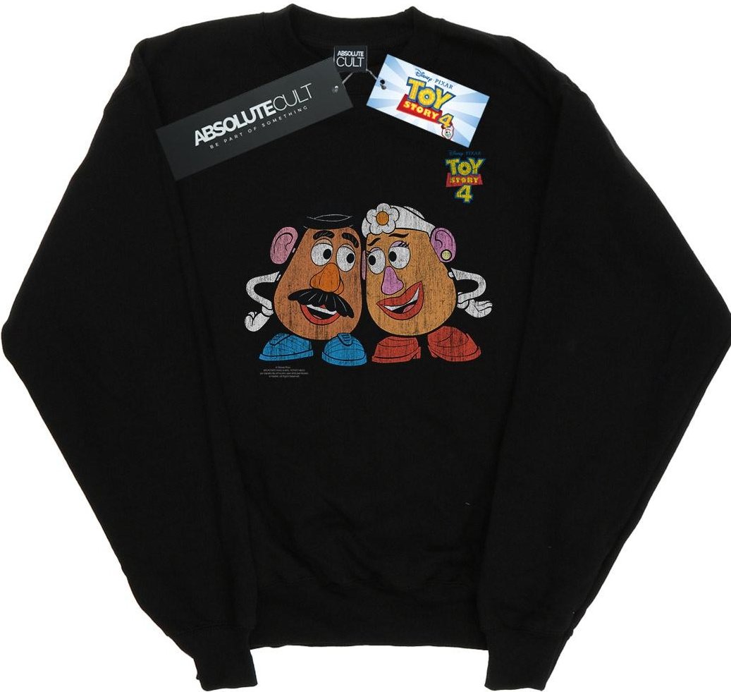 Disney - "Toy Story 4 Mr And Mrs Potato Head" Sweatshirt für Herren (Schwarz)