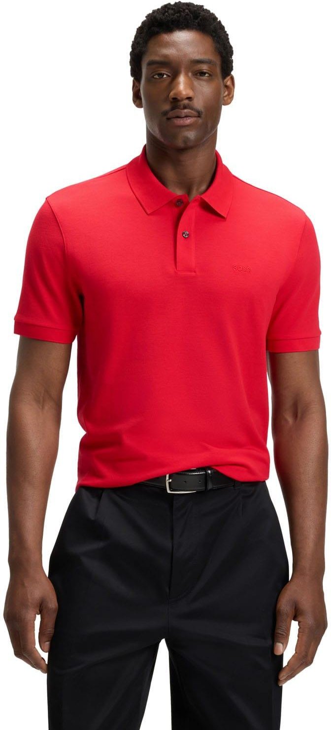 Boss - "Pallas" Poloshirt für Herren Regulär (Rot)