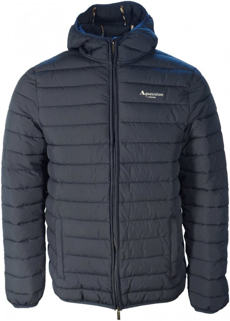 Aquascutum Active 100GR Jacke mit Kapuze, Marineblau