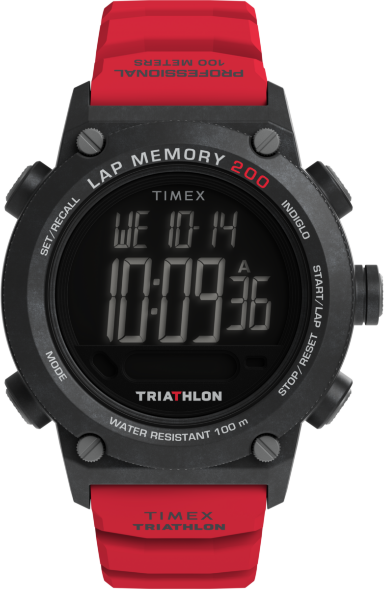 Timex Triathlon Rot Herren Armbanduhr TW5M67000