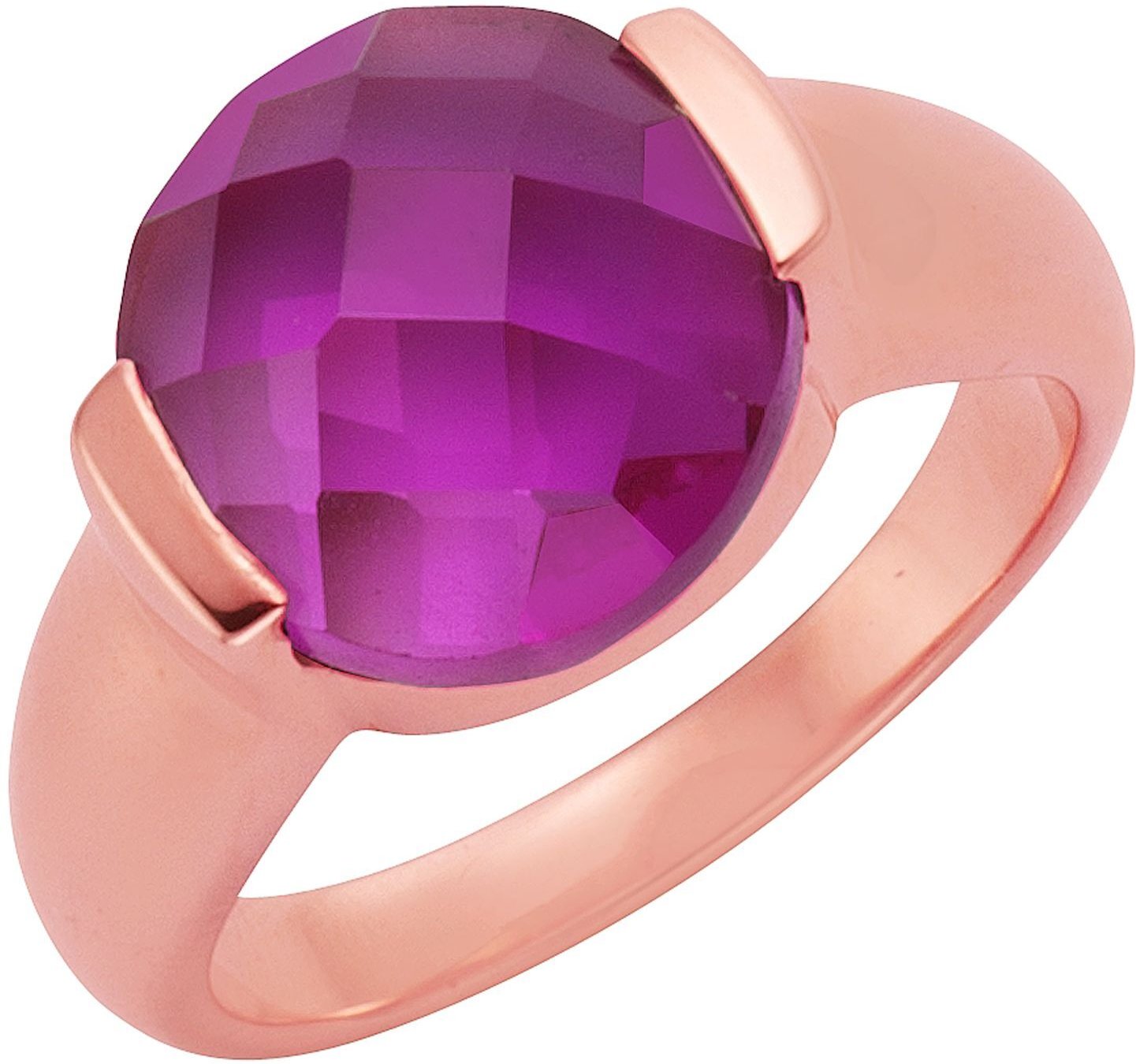 Thumbnail - Jamelli Ring 925 Silber Quarz pink (beh.)