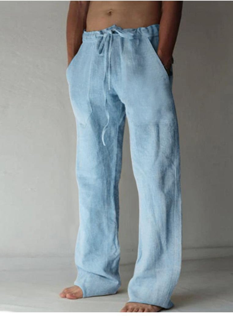 Thumbnail - Herren Plus Size Zugband Lockere Hose
