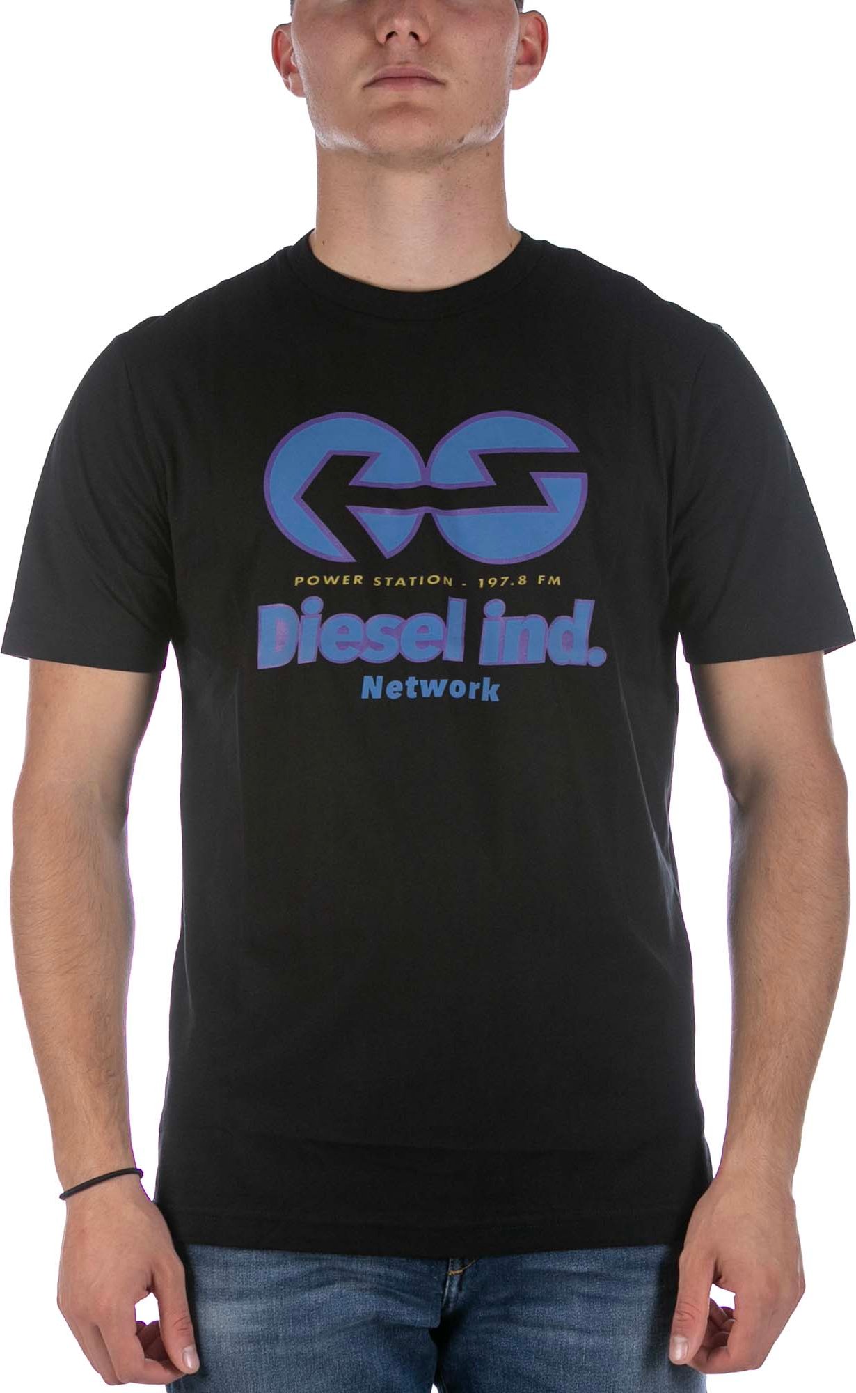 T-Shirt Diesel T-Just E18 Schwarz