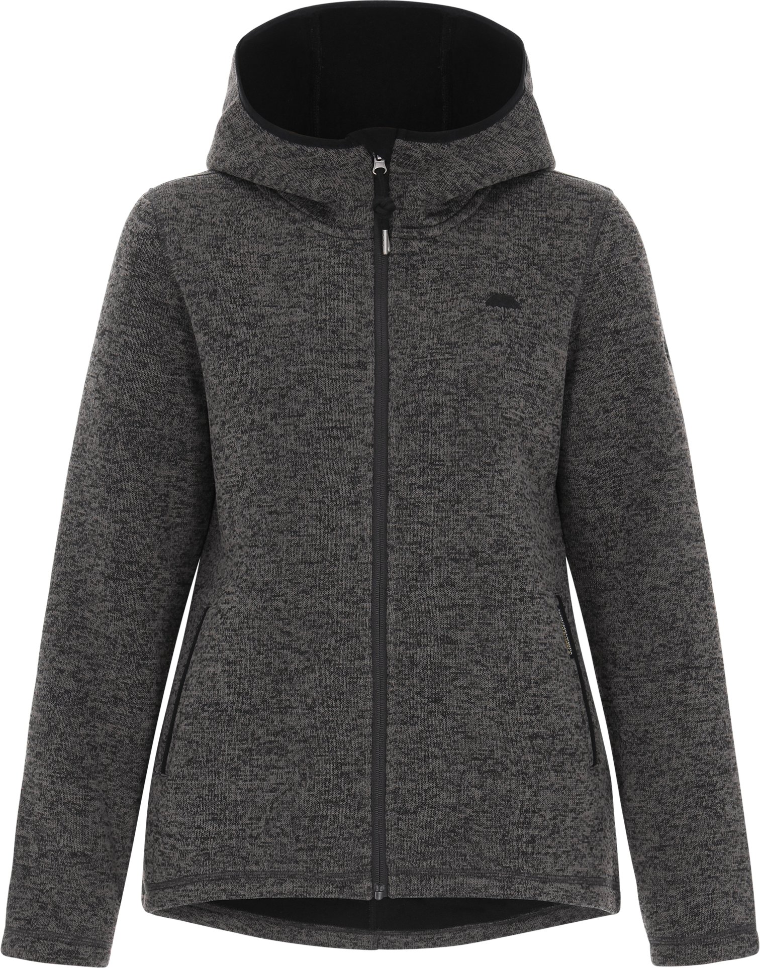 Schmuddelwedda Jacke Frauen dunkelgrau meliert