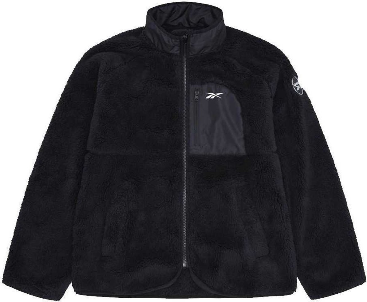 Reebok - "Double Monkey" Fleecejacke für Damen (Schwarz)
