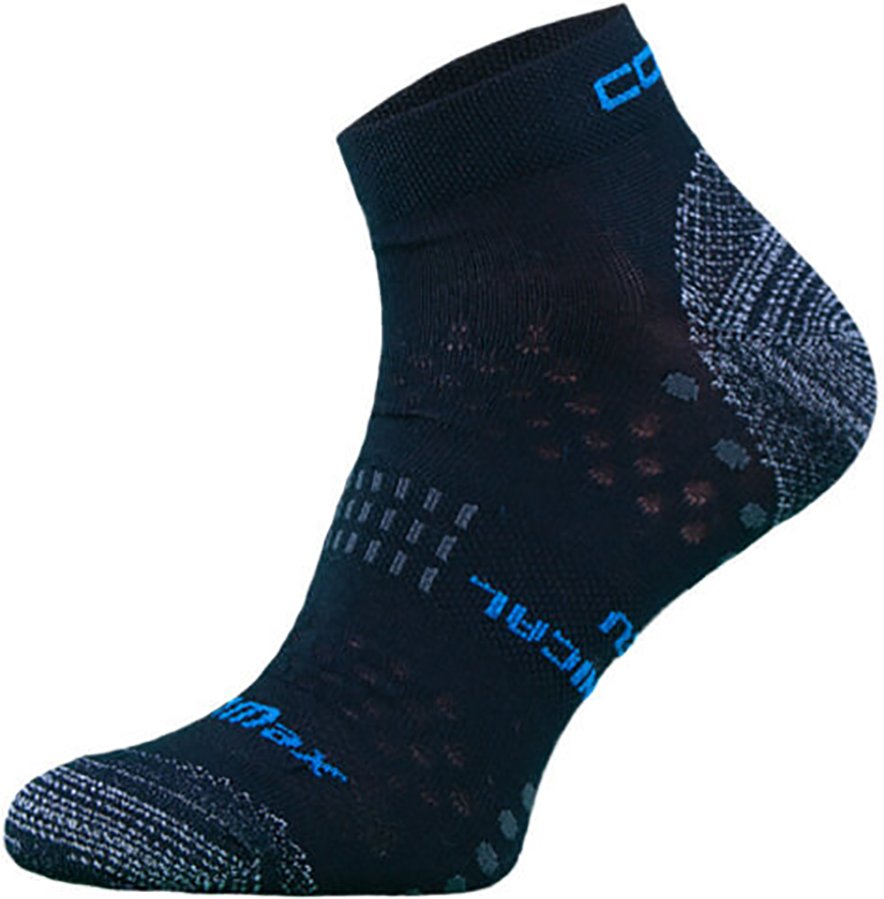 Thumbnail - Chaussettes Running pour Ete | COMODO | Légères Chaussettes Coolmax Basses - Noir