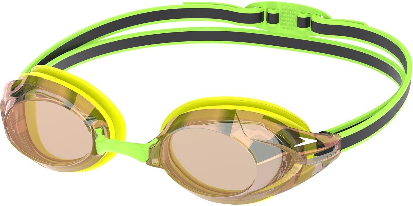 Speedo - "Vanquisher 3.0" Schwimmbrille Verspiegelt für Herren/Damen Unisex (Gelb)