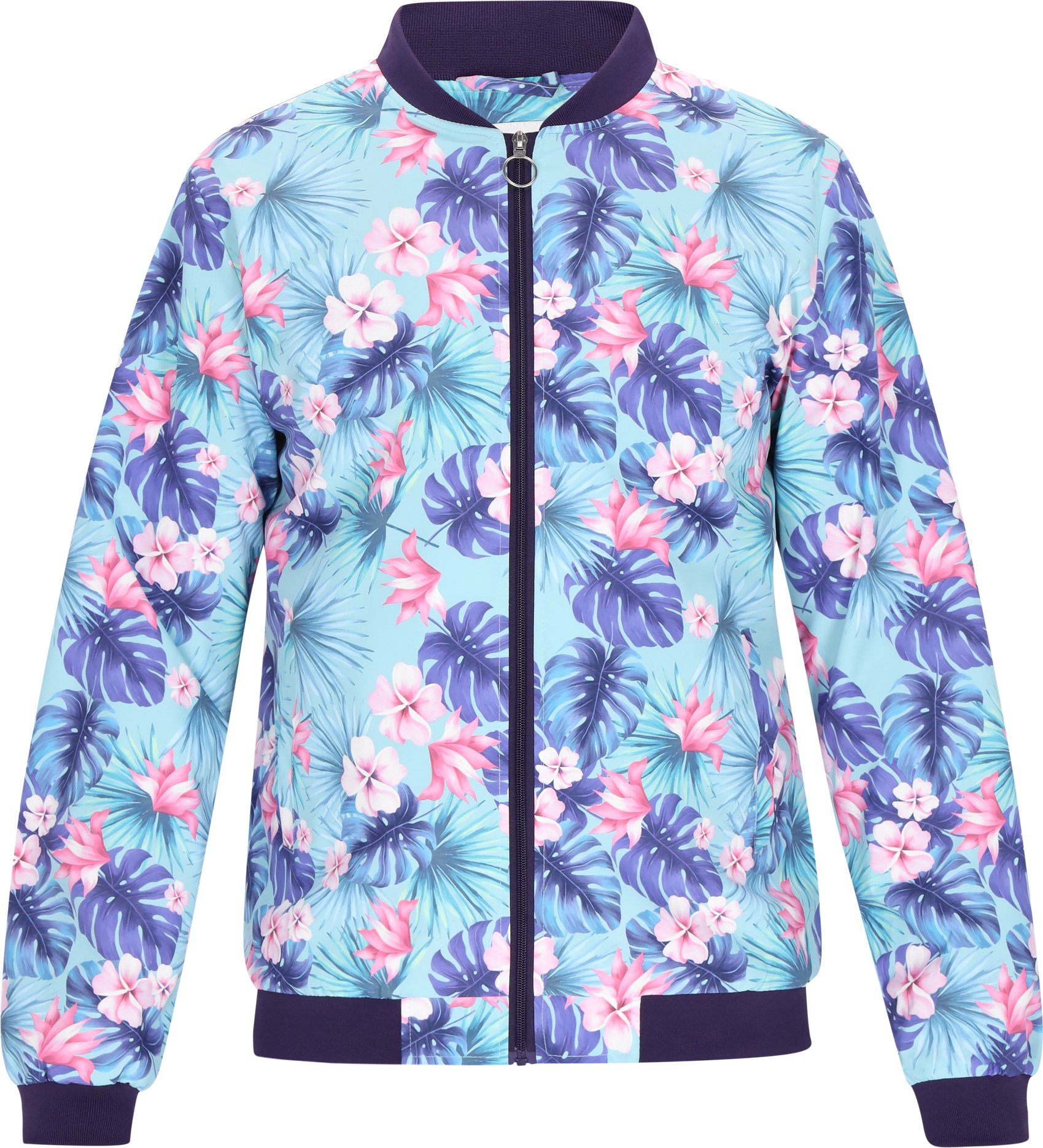 Mo Jacke Männer hellblau mehrfarbig