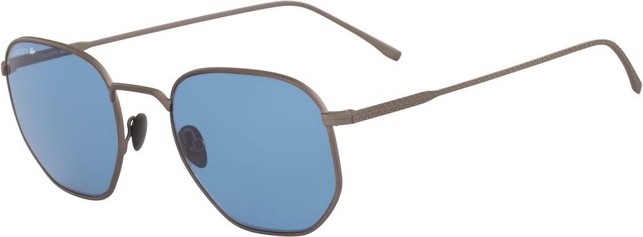 Metallrahmen-Sonnenbrille mit blauen Gläsern
