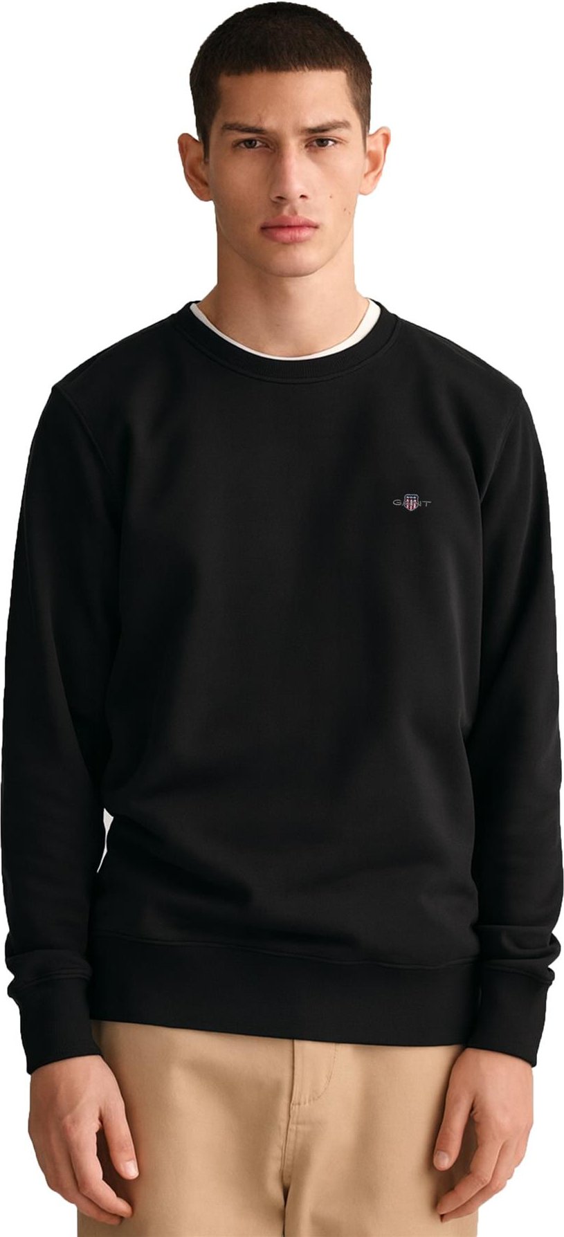 Gant | Herren Shield Sweatshirt mit Rundhalsausschnitt