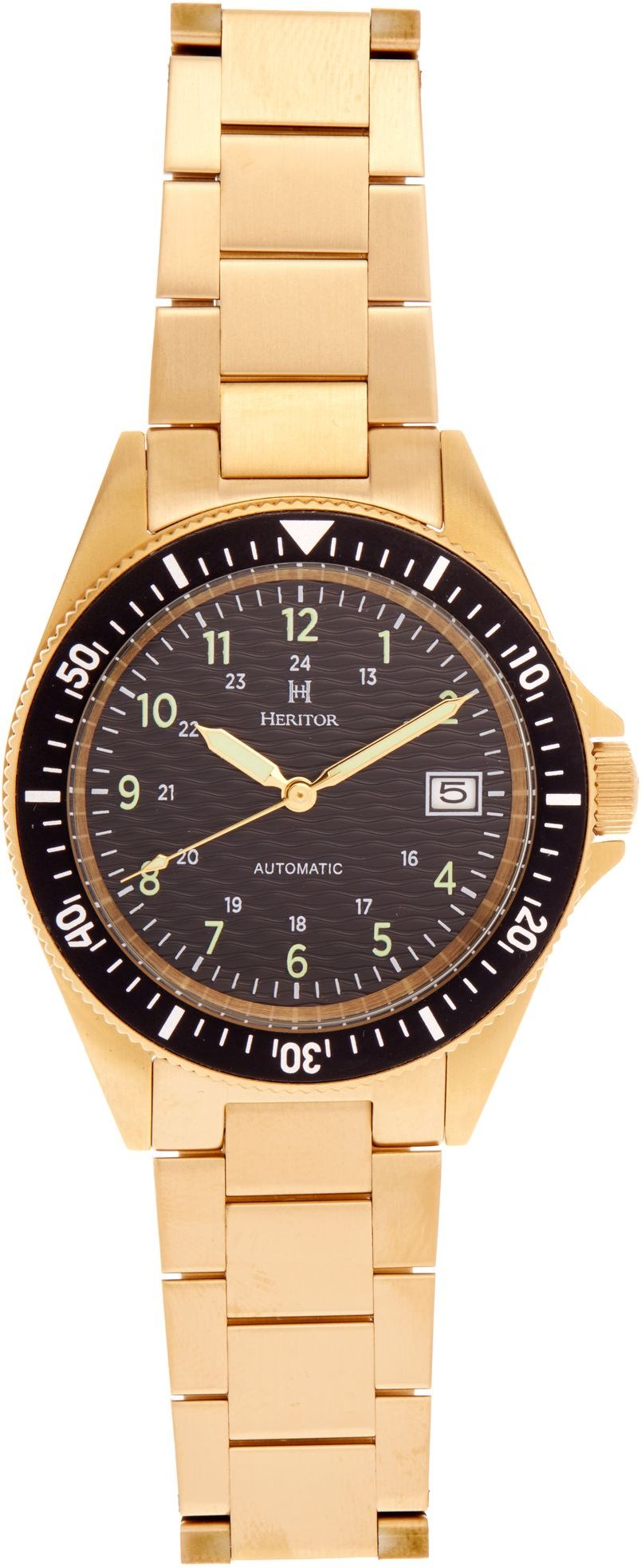 Heritor Automatik Calder Edelstahl Uhr