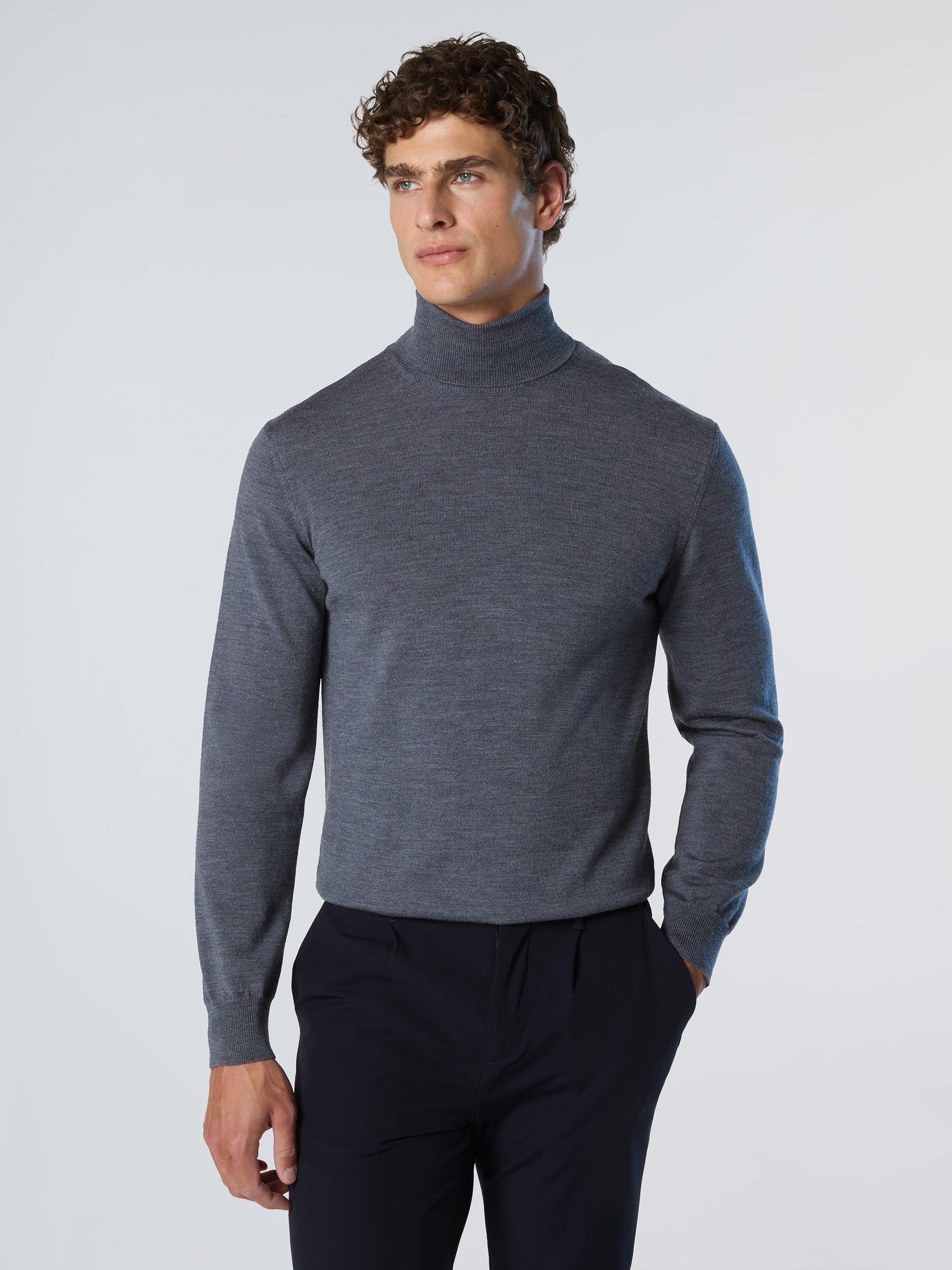 North Sails Pullover Rollkragenpullover aus Merinowolle