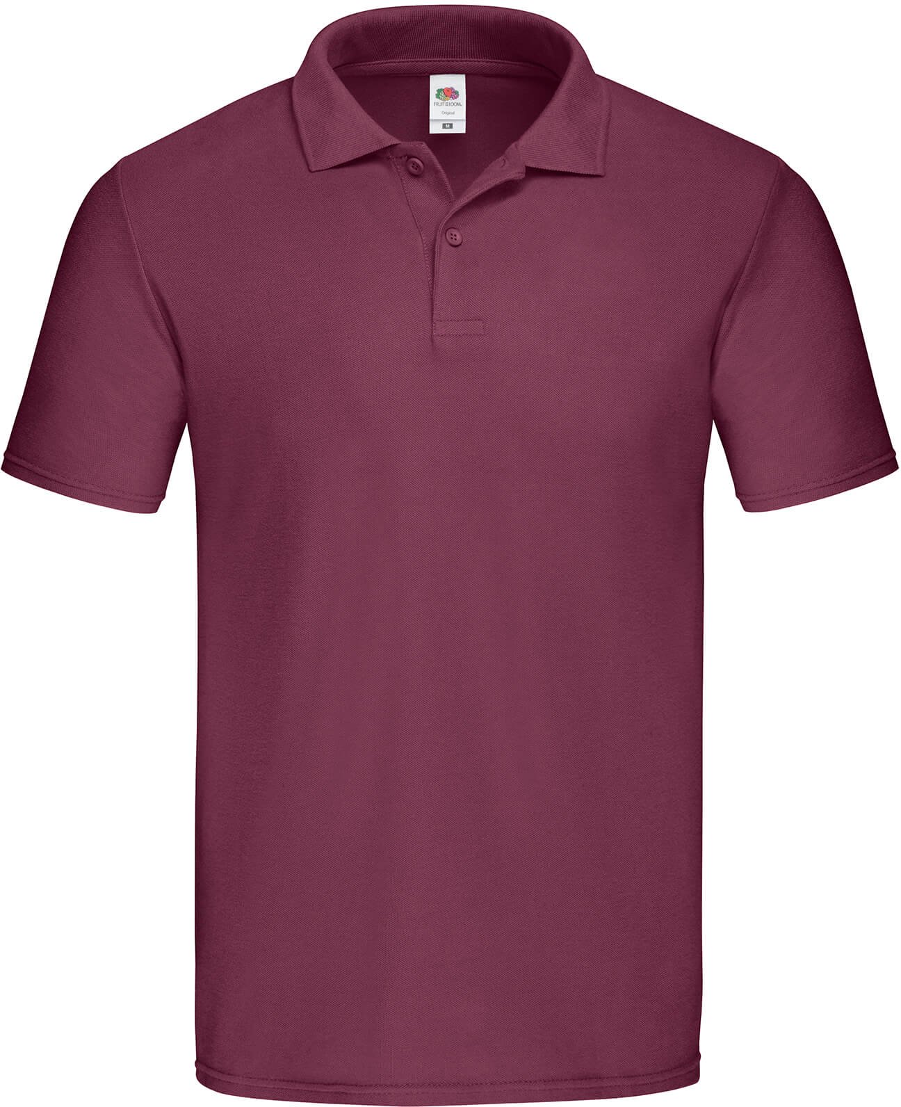 Fruit of the Loom Herren Original Pique Polo Shirt (Burgund)