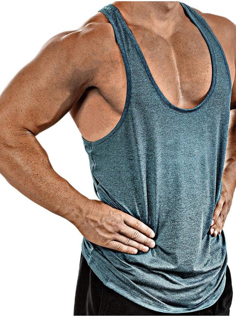 Thumbnail - Herren Plus-Size Rundhals-Top mit Racerback