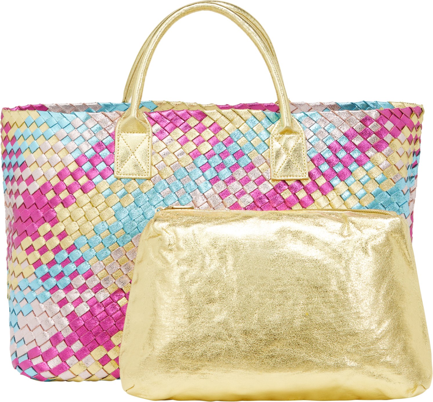 Faina 2-IN-1-Tragetaschen-Set 2-IN-1-Tragetaschen-Set Frauen rosa blau