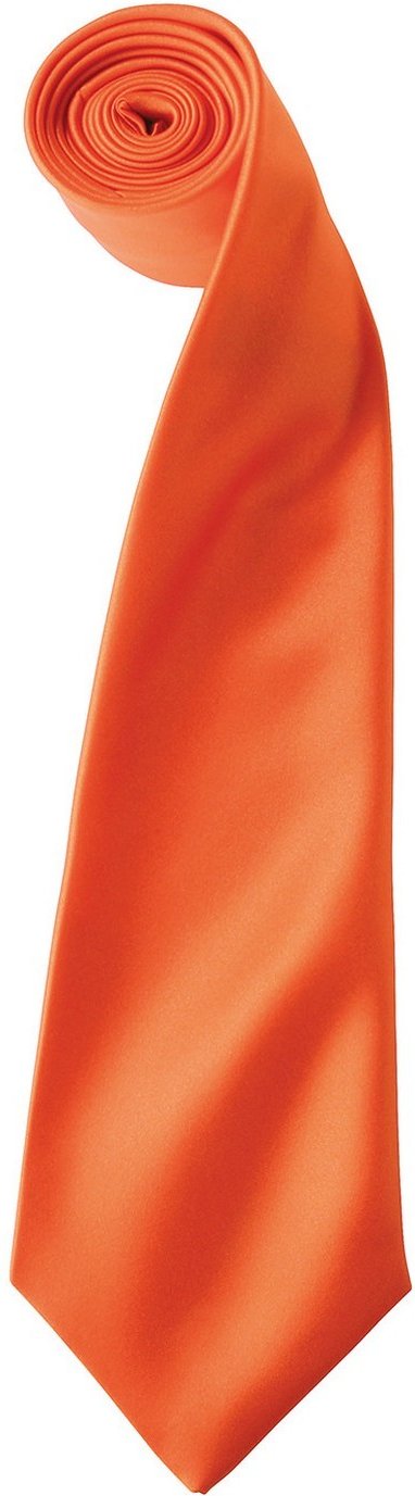 Premier - "Colours" Krawatte für Herren/Damen Unisex (Orange)