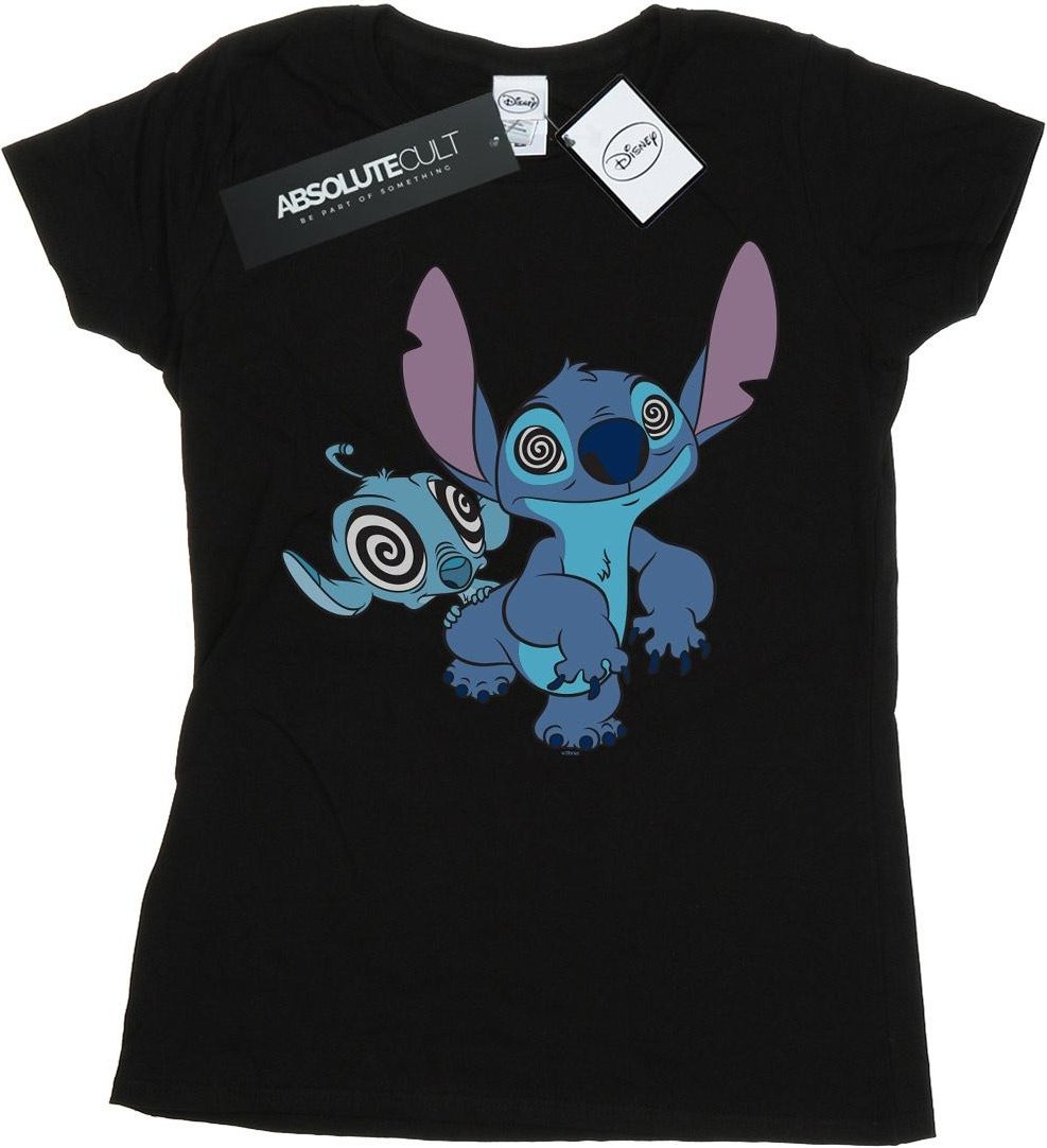 Disney - "Lilo And Stitch Hypnotized" T-Shirt für Damen (Schwarz)