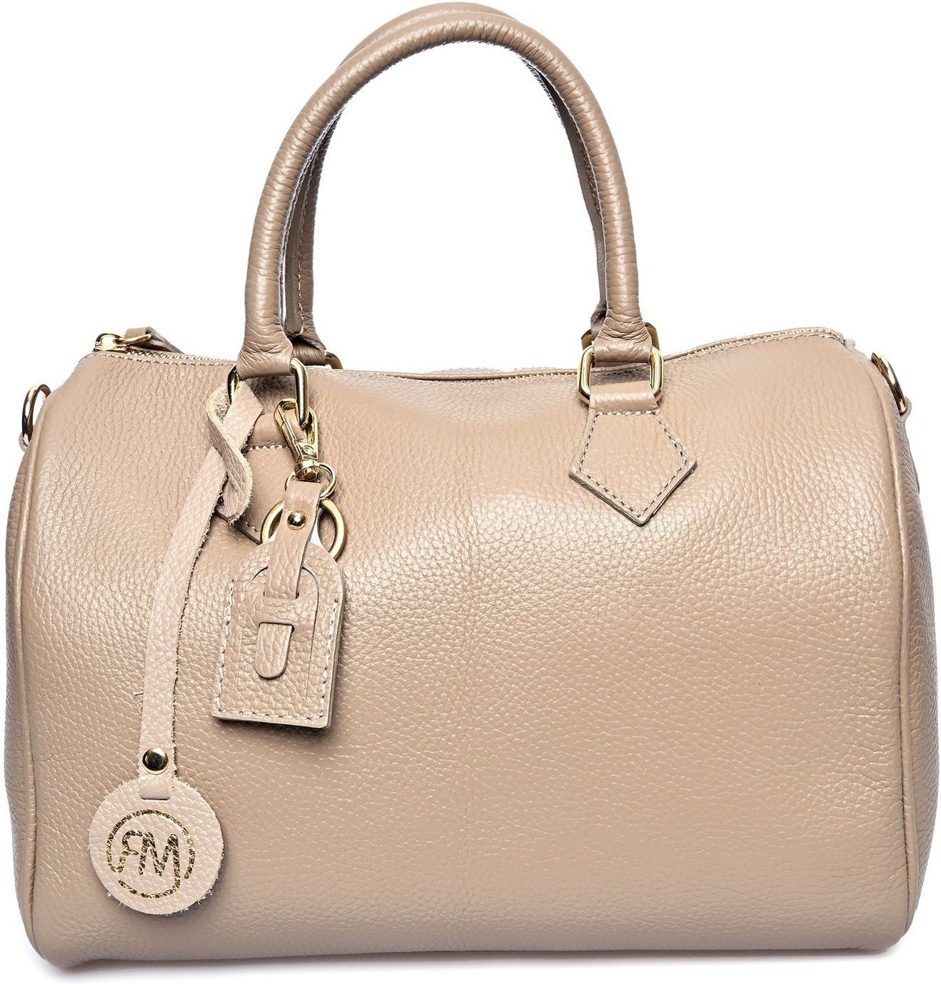 Roberta M Beige Rindsledertasche