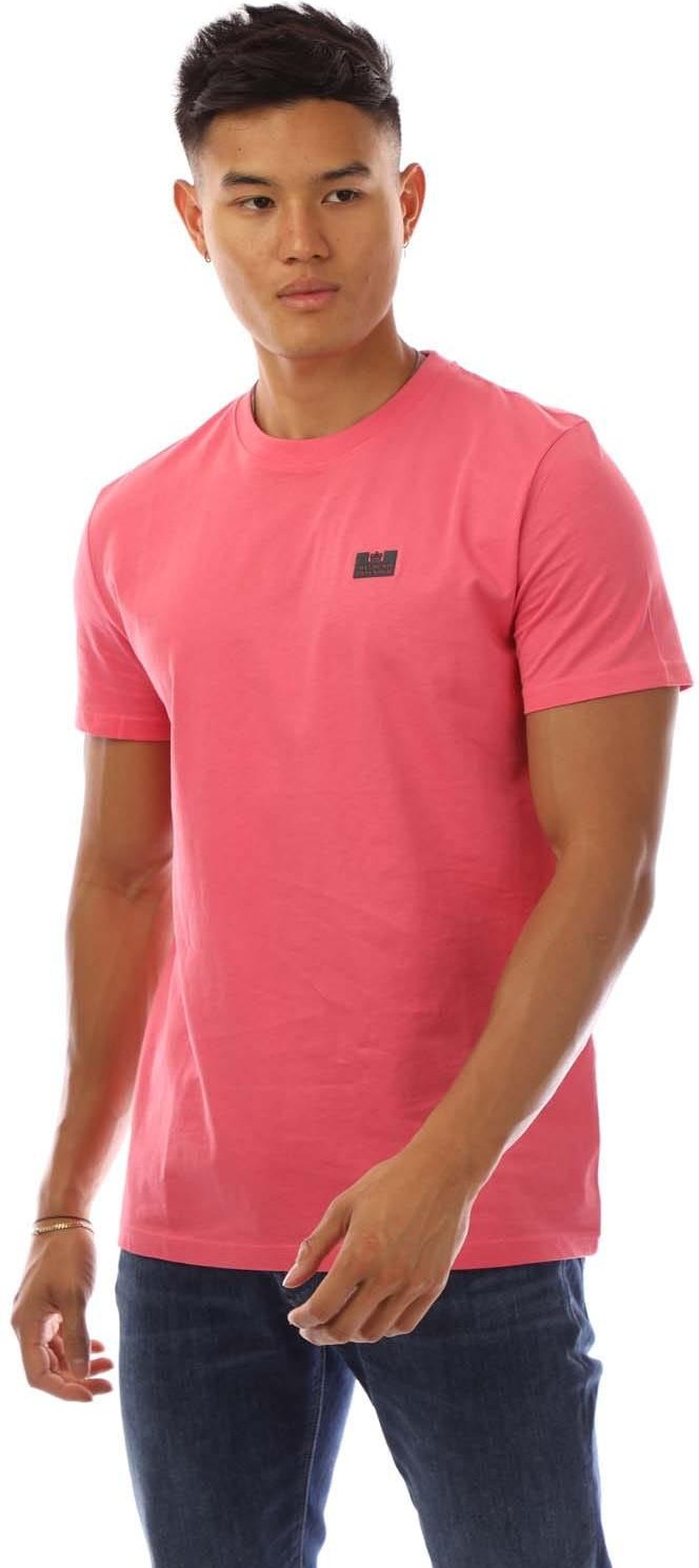 Weekend Offender - "Bridgetown" T-Shirt Logo für Herren (Rosa)