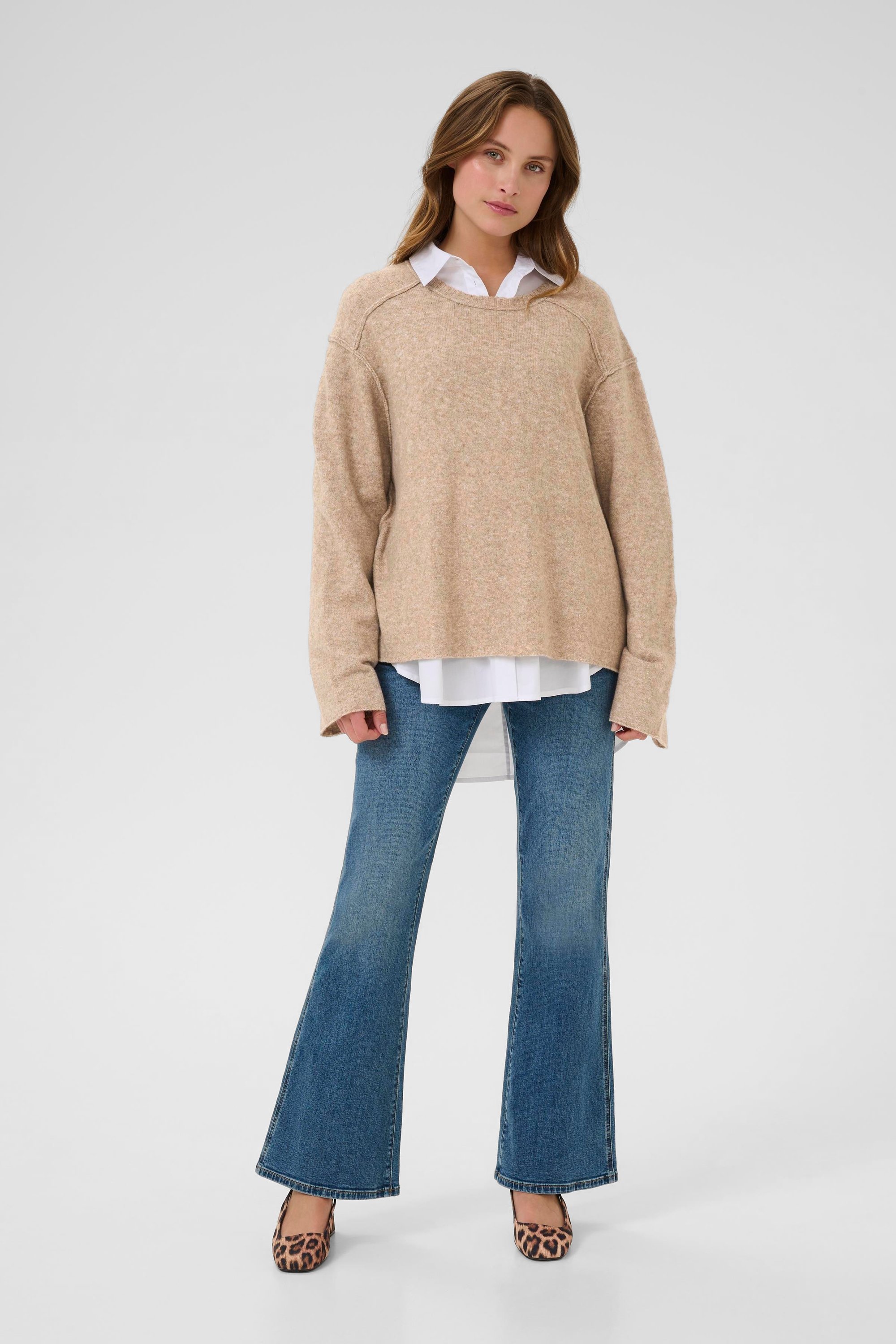 Strickpullover CUcalay Loose fit sand
