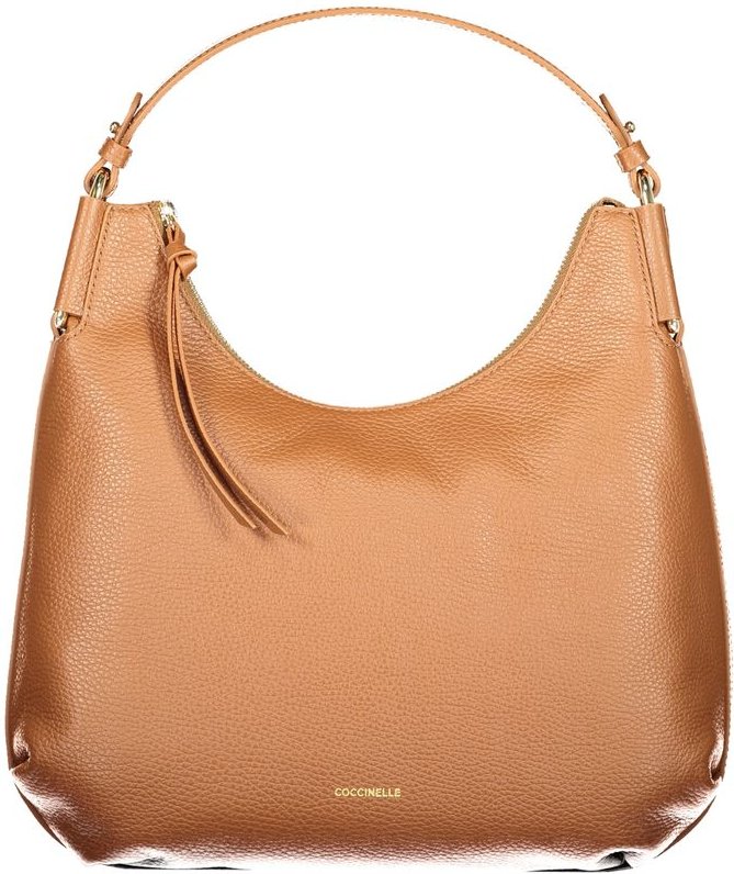 Braune Lederhandtasche