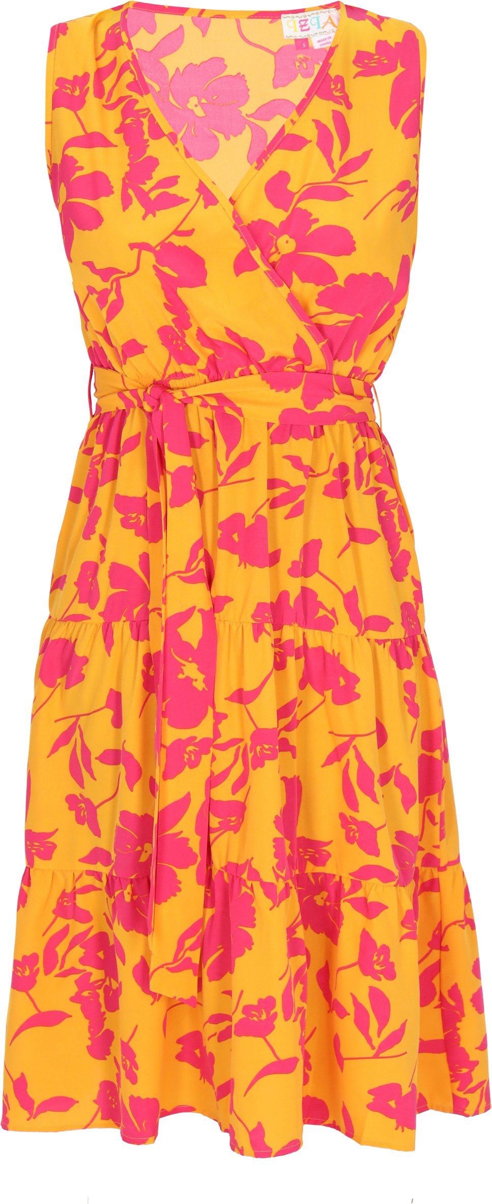 Thumbnail - IZIA Kleid Frauen gelb mehrfarbig
