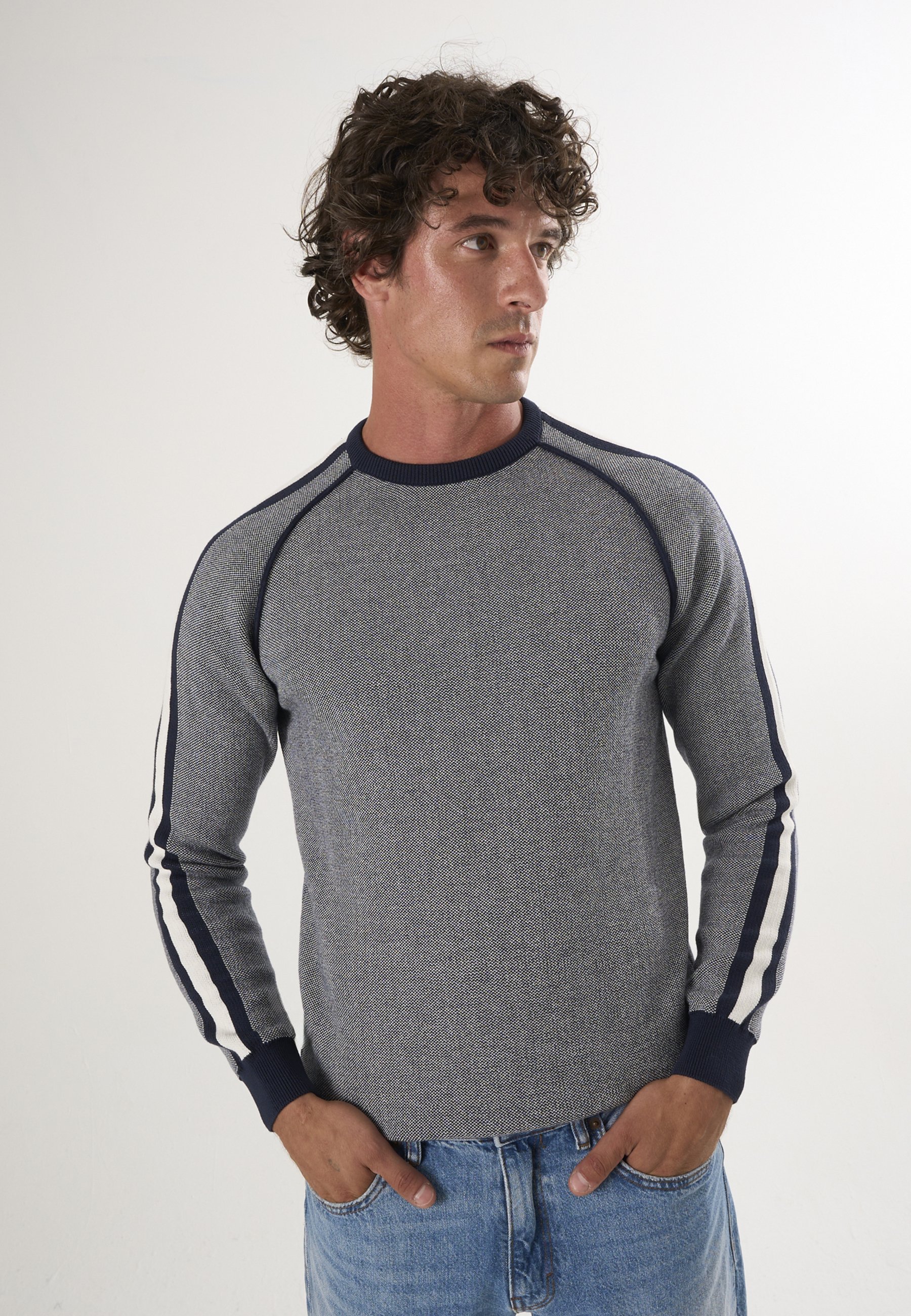 Thumbnail - Pullover Basic-Pullover Mit Rundhalsausschnitt