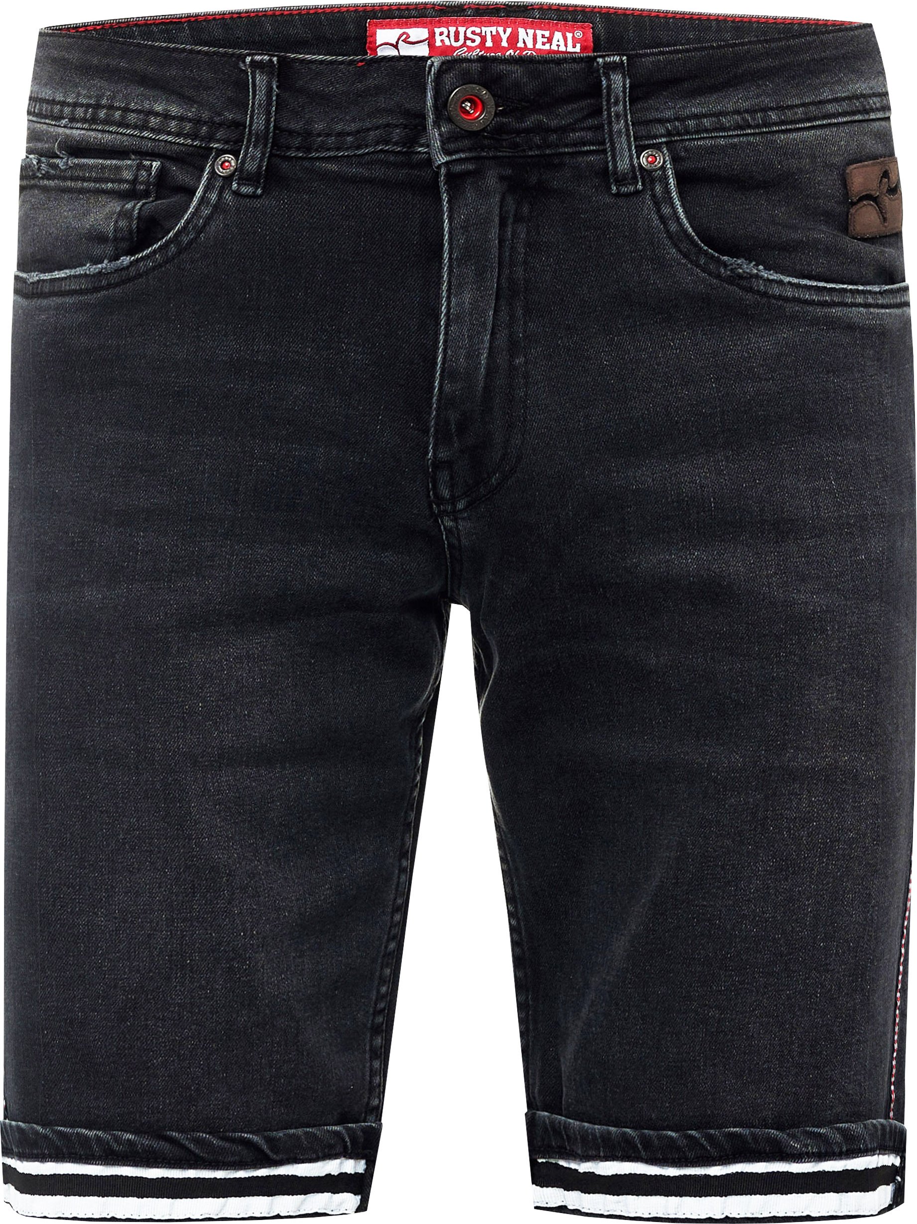 Black Used Jeans Shorts "BENSON"