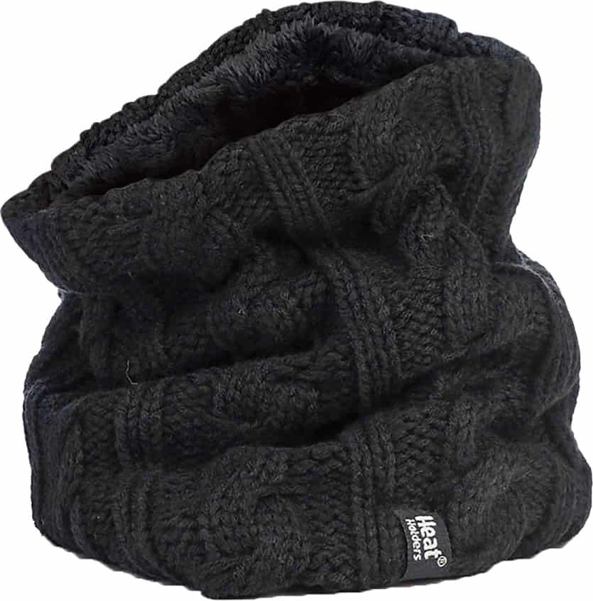Wärmehalter - Ladies Thick Cable Knit Fleece Lined Neck Warmer
