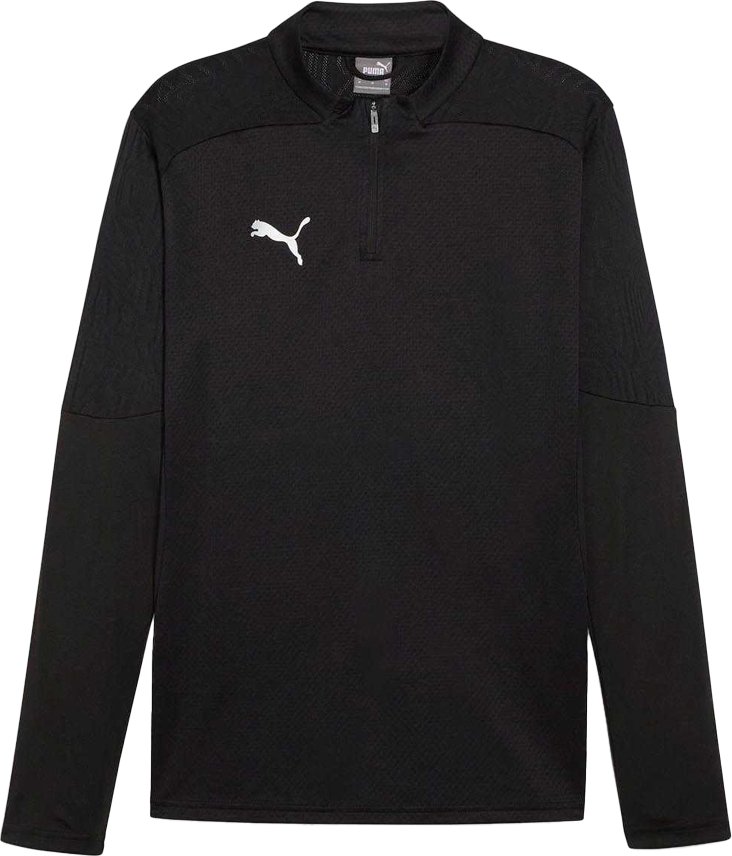 Puma Herren TeamFinal Quarter Zip Trainingsoberteil (Schwarz)