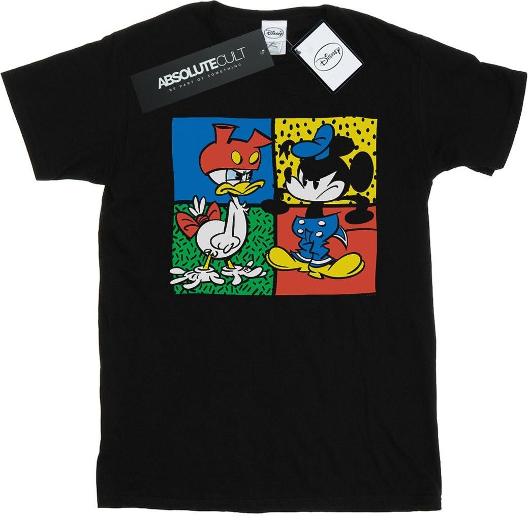 Disney - "Mickey Mouse Donald Clothes Swap" T-Shirt für Herren (Schwarz)