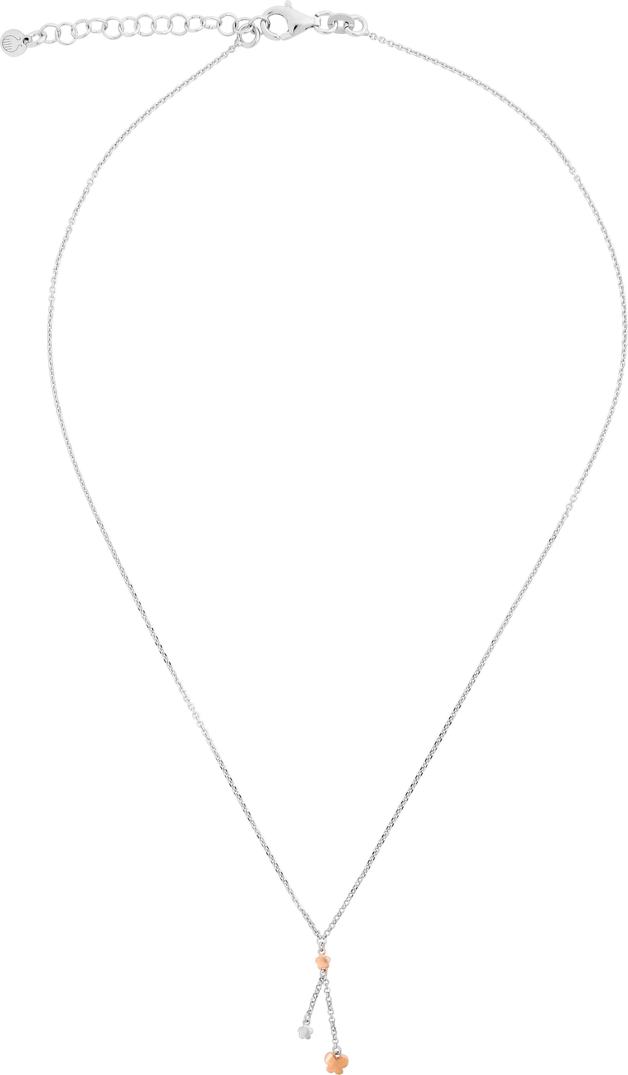 Orphelia 'Lorelei' Damen-Kette mit Anhänger aus 925er Sterlingsilber, Silber/Rosé, ZK-7386