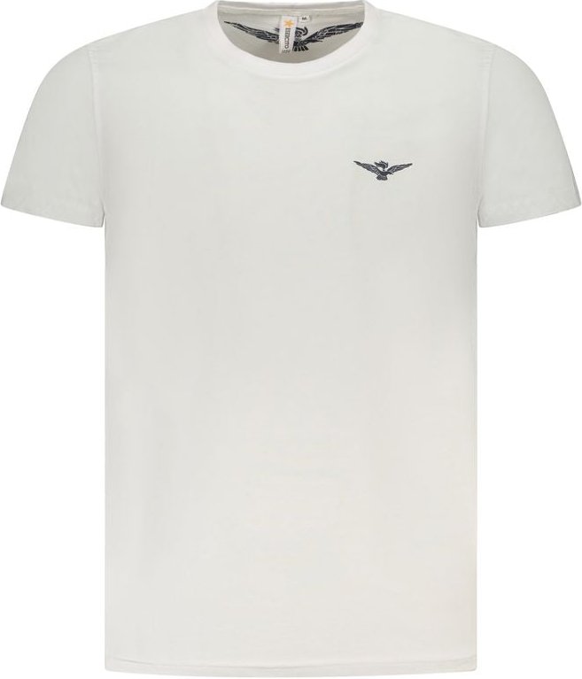 Accademia Militare Bianco Baumwoll-Hemd für Herren