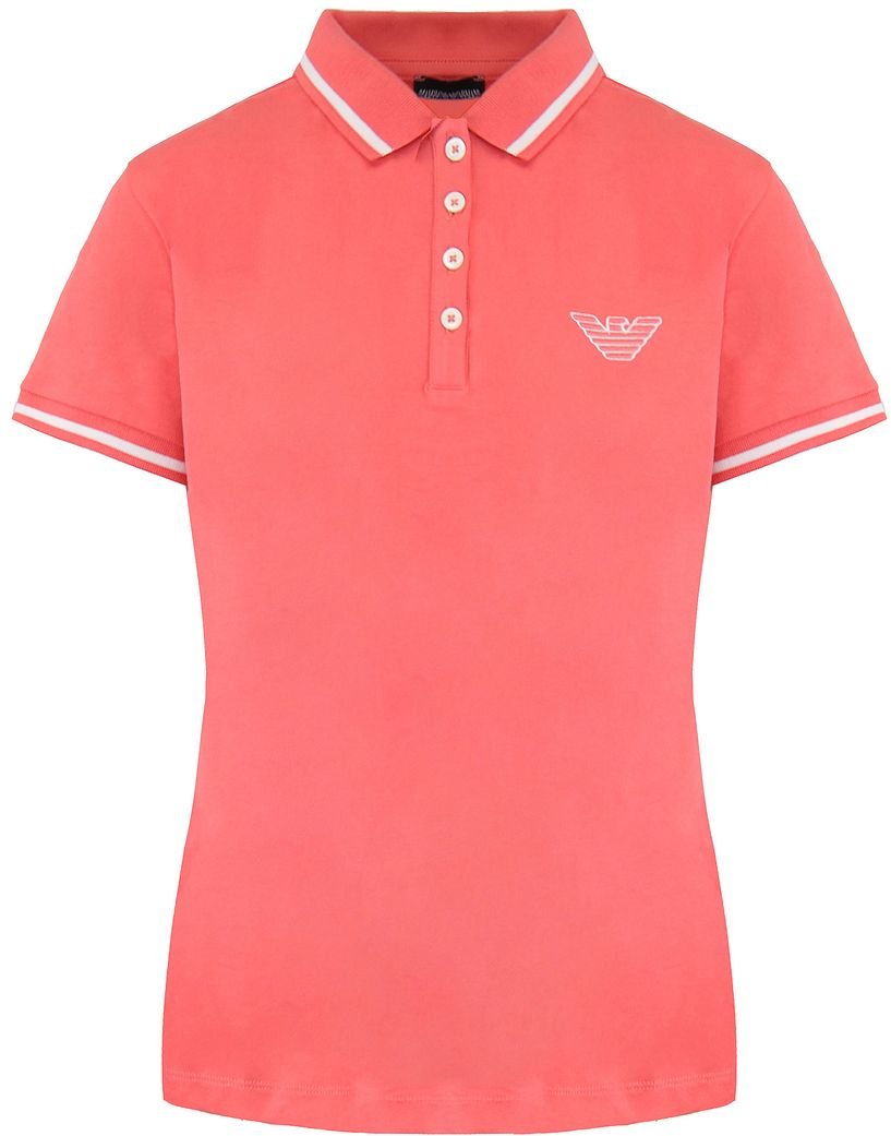 Emporio Armani Herren Pfirsich Poloshirt