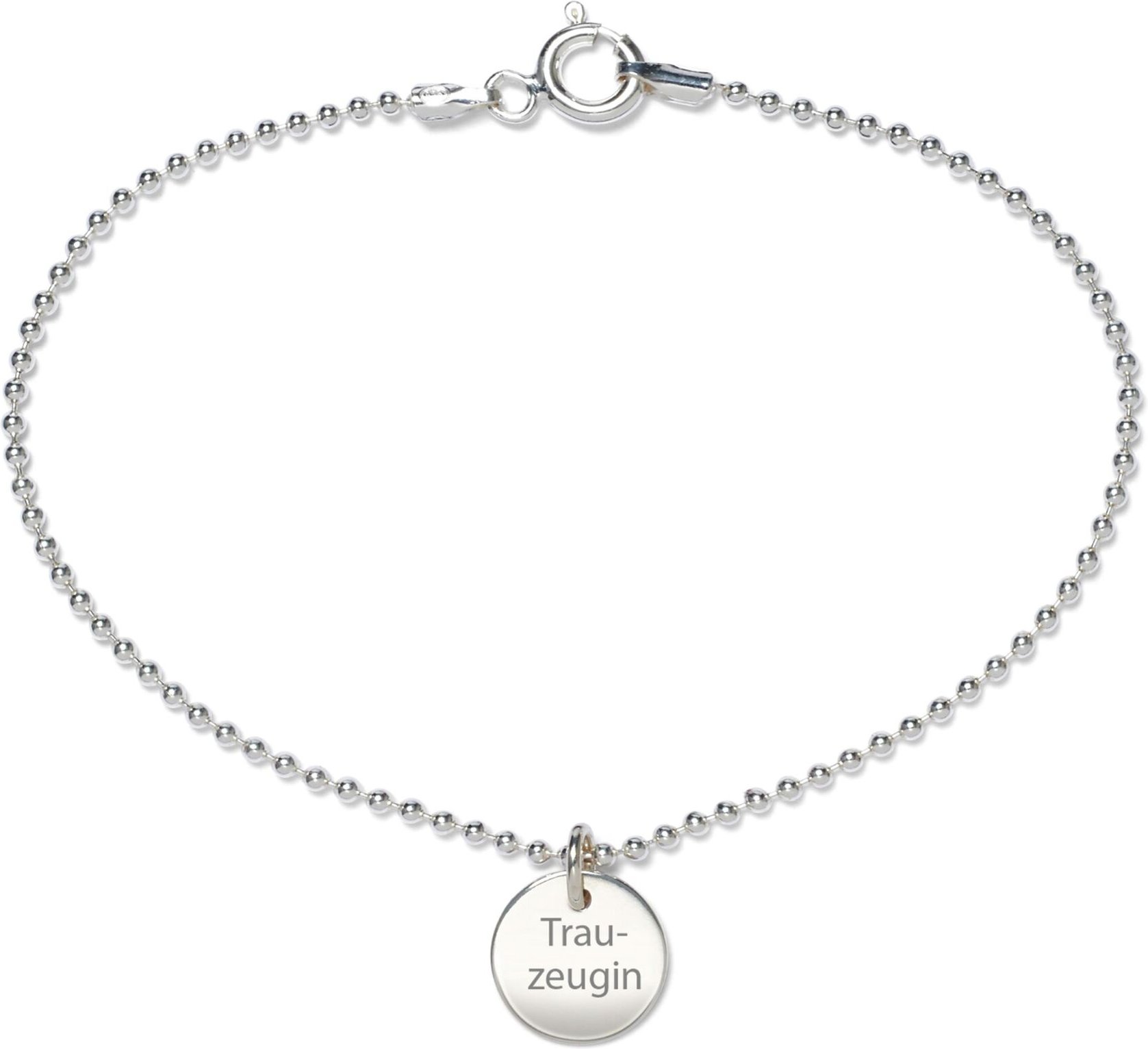 BEKA&BELL Armband 925 Sterling Silber Glänzend 19cm Trauzeugin