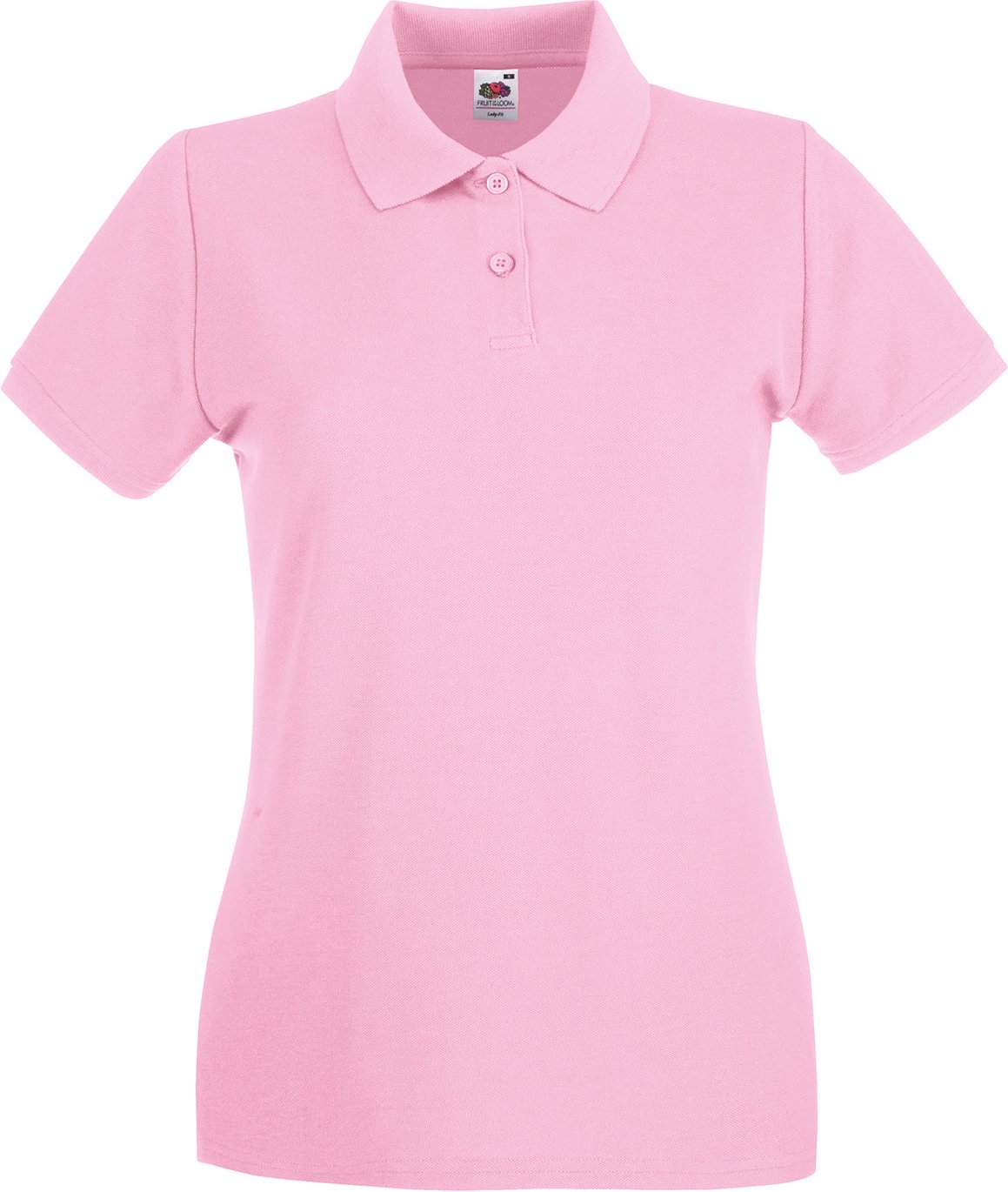 Fruit of the Loom - "Premium" Poloshirt für Damen (Hellrosa)