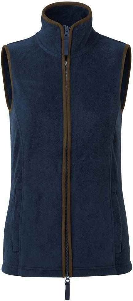 Premier Womens/Ladies Artisan Fleece-Weste (Marine/Braun)