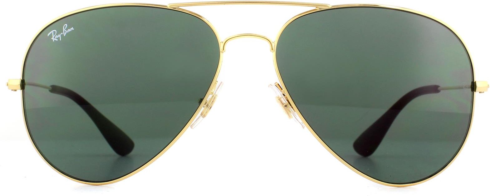 Ray-Ban Sonnenbrille 3558 001/71 Gold Grün G-15