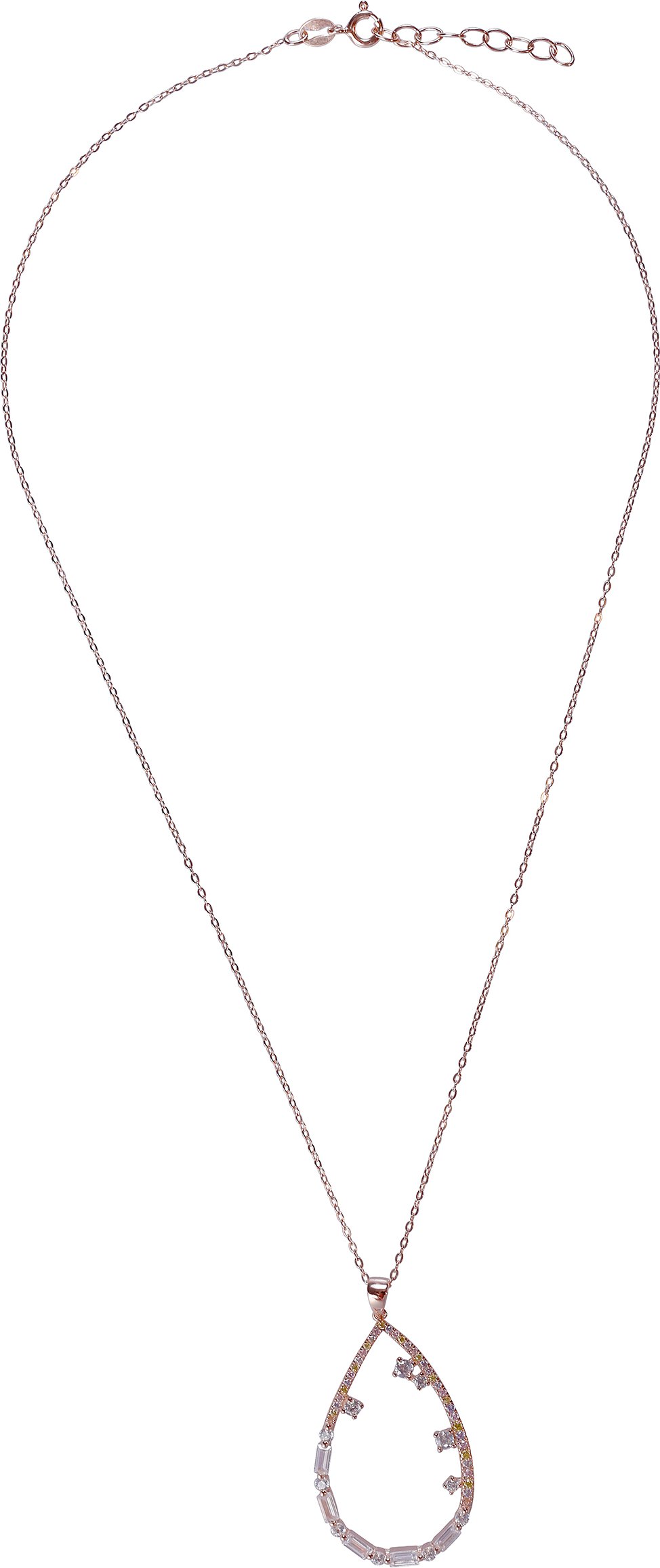 Orphelia 'Islia' Damenkette mit Anhänger aus 925er Sterlingsilber - Rosé ZH-7423/RG