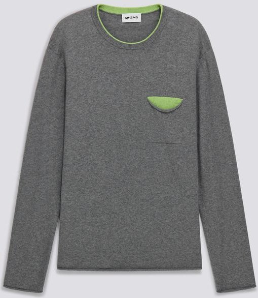 Herren Pullover mit Rundhalsausschnitt und normaler Passform ARLO POCKET