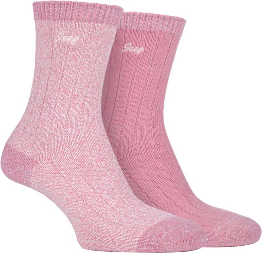 Jeep - 2er-Pack Damen Supersoft Wanderstiefel Socken