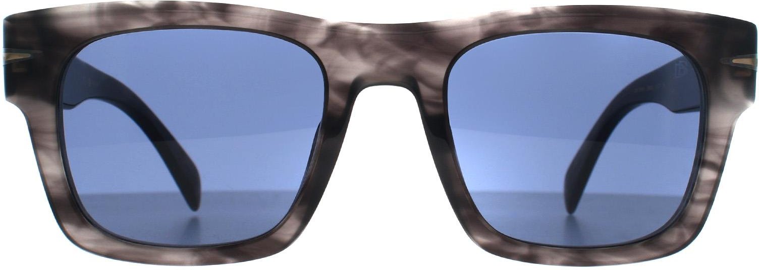 David Beckham Square Herren Dunkelgrau Horn Space Blau DB 7099/S