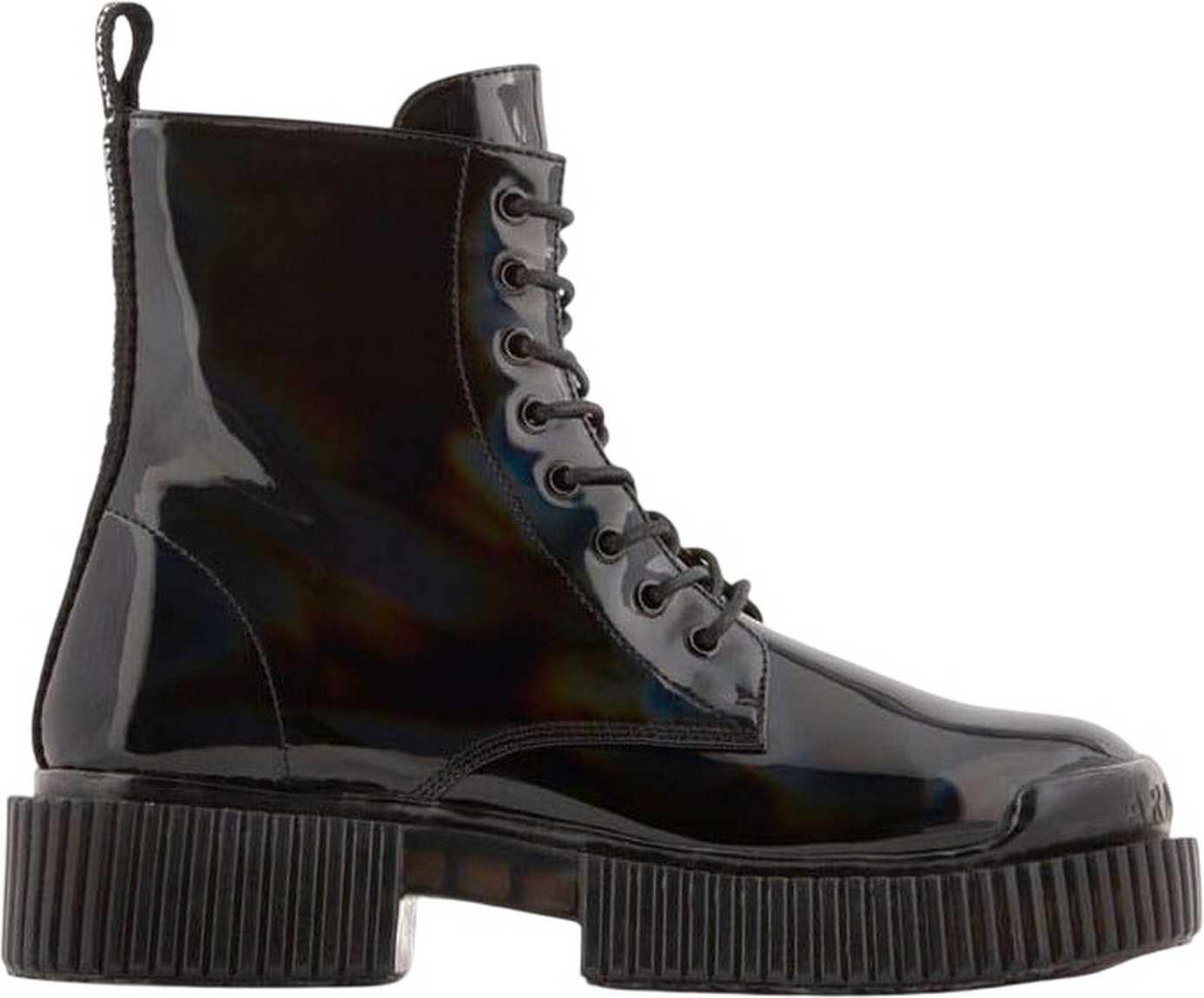 Armani Exchange - Stiefeletten für Damen, Leder (Schwarz)